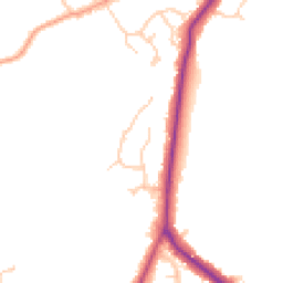 Daytime road noise heatmap for RG40 3HX