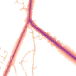 Daytime road noise heatmap for RG40 3JF