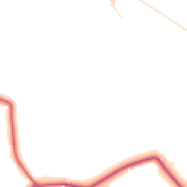 Daytime road noise heatmap for RG40 3SP