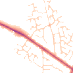 Daytime road noise heatmap for RG40 4HP