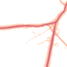 Daytime road noise heatmap for RG40 4PA