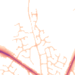 Daytime road noise heatmap for RG40 4YQ