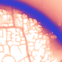 Daytime road noise heatmap for RG40 5AB