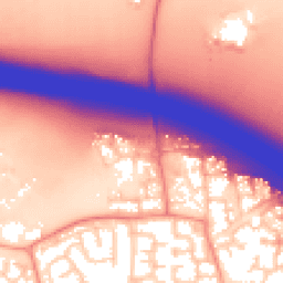 Daytime road noise heatmap for RG40 5BL