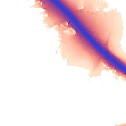 Night-time road noise heatmap for RG40 5PJ