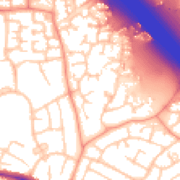 Daytime road noise heatmap for RG40 5YX