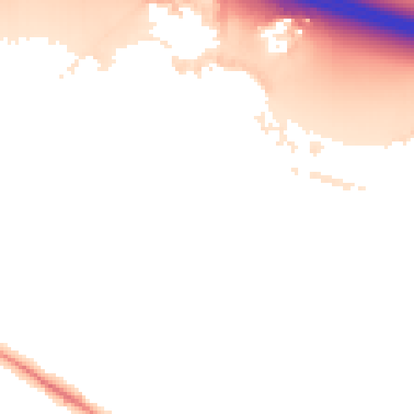 Night-time road noise heatmap for RG41 1AH