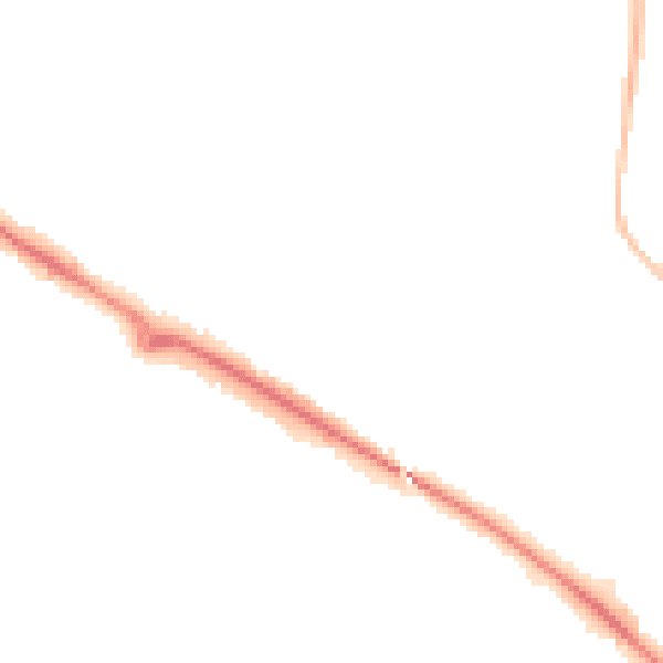 Night-time road noise heatmap for RG41 1NA