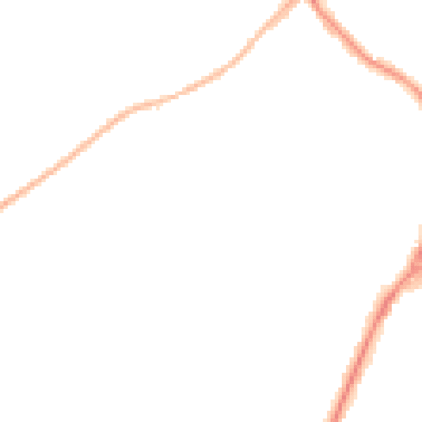 Night-time road noise heatmap for RG41 2AR