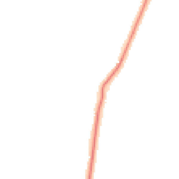 Night-time road noise heatmap for RG41 4AS