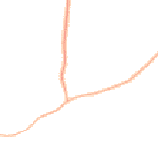 Night-time road noise heatmap for RG41 4DW