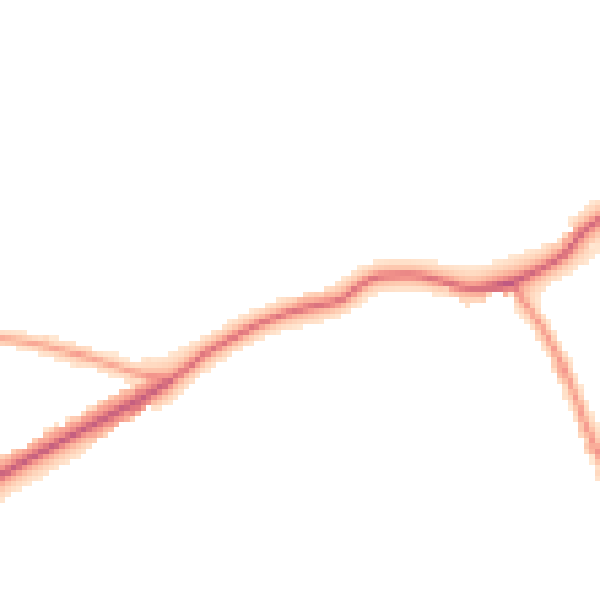 Daytime road noise heatmap for RG41 4TJ