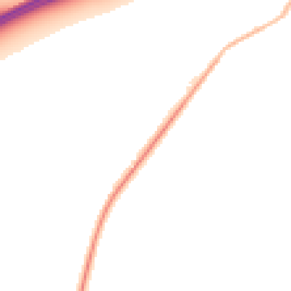 Night-time road noise heatmap for RG41 5DJ
