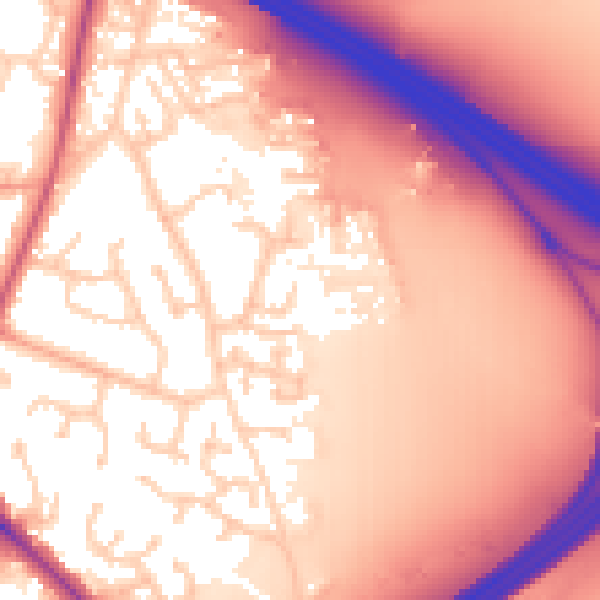 Daytime road noise heatmap for RG41 5JW