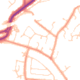 Daytime road noise heatmap for RG5 3AU