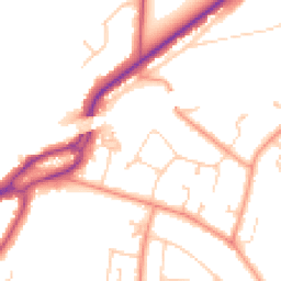 Daytime road noise heatmap for RG5 3AY