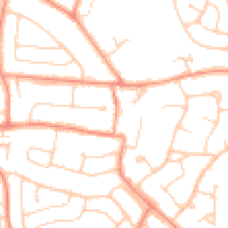 Daytime road noise heatmap for RG5 3BT