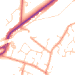 Daytime road noise heatmap for RG5 3BY