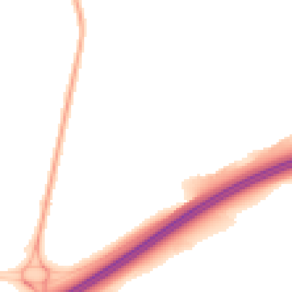Night-time road noise heatmap for RG6 4AY