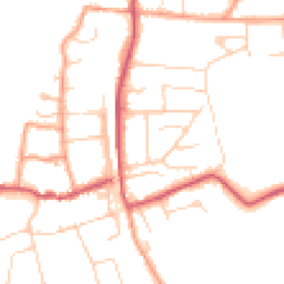 Daytime road noise heatmap for RG8 0AE