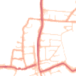 Daytime road noise heatmap for RG8 0AX