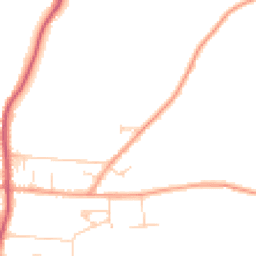 Daytime road noise heatmap for RG8 0AZ