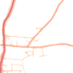Daytime road noise heatmap for RG8 0DJ