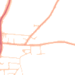 Daytime road noise heatmap for RG8 0DQ