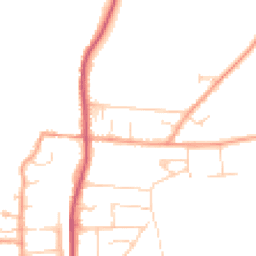 Daytime road noise heatmap for RG8 0DX
