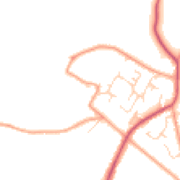 Daytime road noise heatmap for RG8 0PP