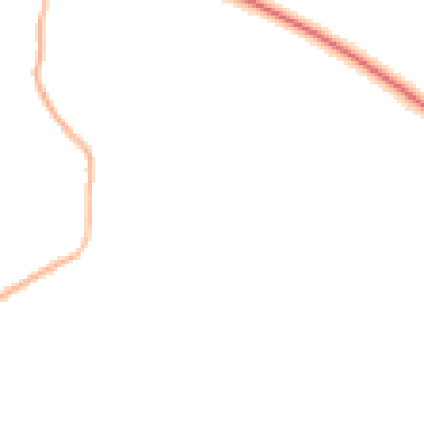 Night-time road noise heatmap for RG8 0QY