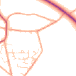 Daytime road noise heatmap for RG8 0RE