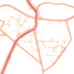 Daytime road noise heatmap for RG8 0RX