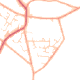 Daytime road noise heatmap for RG8 0SB