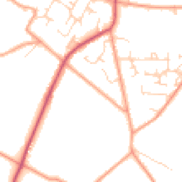 Daytime road noise heatmap for RG8 0SE