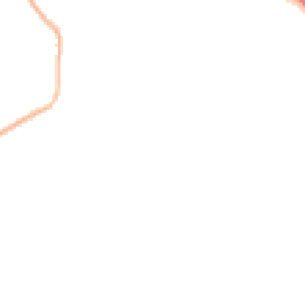 Night-time road noise heatmap for RG8 0SF