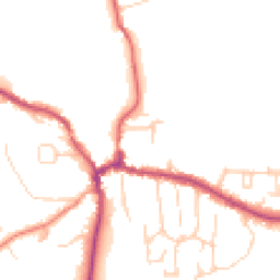 Daytime road noise heatmap for RG8 7BX