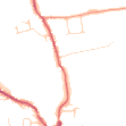 Daytime road noise heatmap for RG8 7DE