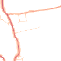 Daytime road noise heatmap for RG8 7EJ
