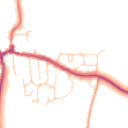 Daytime road noise heatmap for RG8 7GA