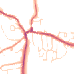 Daytime road noise heatmap for RG8 7GB