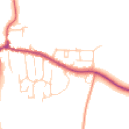 Daytime road noise heatmap for RG8 7HS