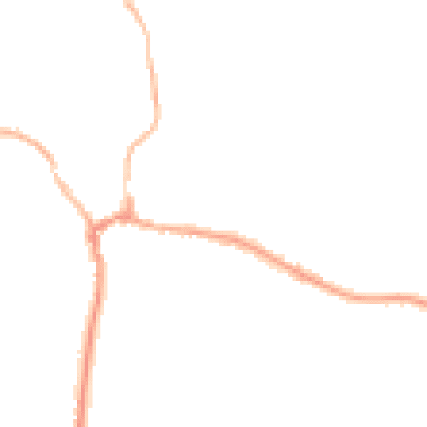 Night-time road noise heatmap for RG8 7HX