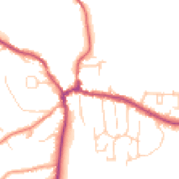 Daytime road noise heatmap for RG8 7LR