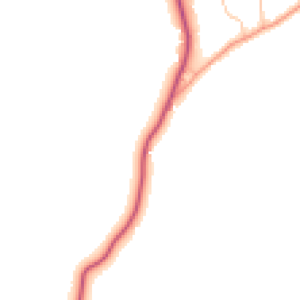 Daytime road noise heatmap for RG8 7NU