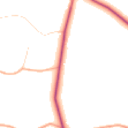 Daytime road noise heatmap for RG8 7QA