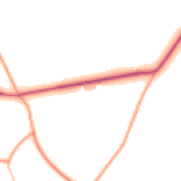 Daytime road noise heatmap for RG8 7SA