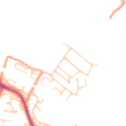 Daytime road noise heatmap for RG8 8BL