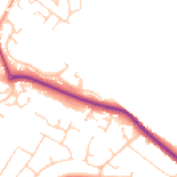 Daytime road noise heatmap for RG8 8DD