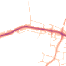 Daytime road noise heatmap for RG8 8DR